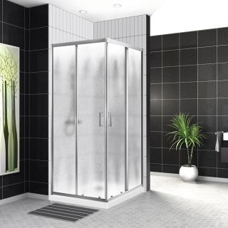 Душевой уголок BelBagno Uno-195 UNO-195-A-2-100-CH-CR 100x100см хром
